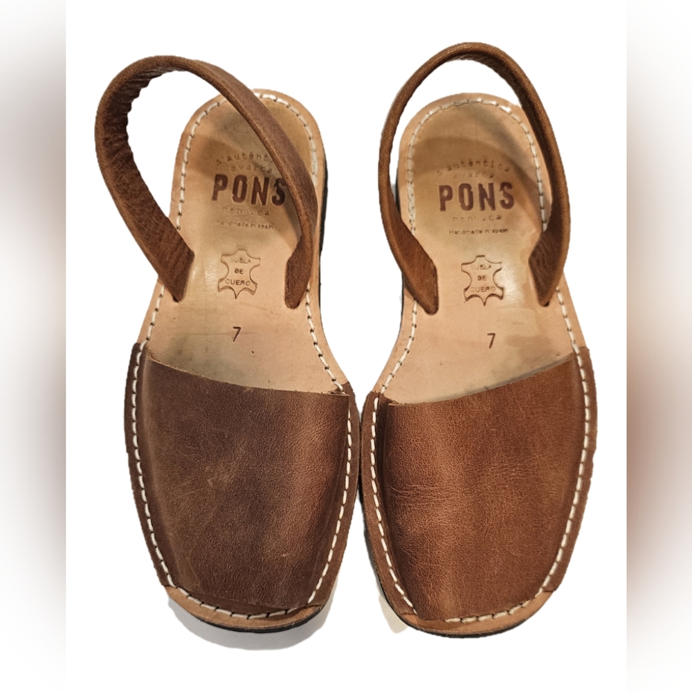 Classic Pons Avarcas, Size 7, Brown